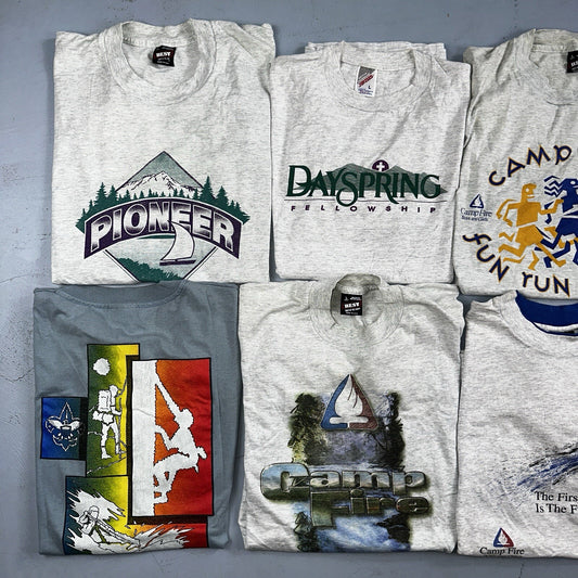Vintage Oregon T Shirt Lot Of 8 Portland Camp Hike Travel 90s Single Stitch OTC