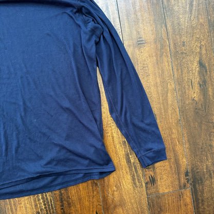 VTG Patagonia Shirt Mens L Blue Crew Neck Long Sleeve Capilene Base 90s USA