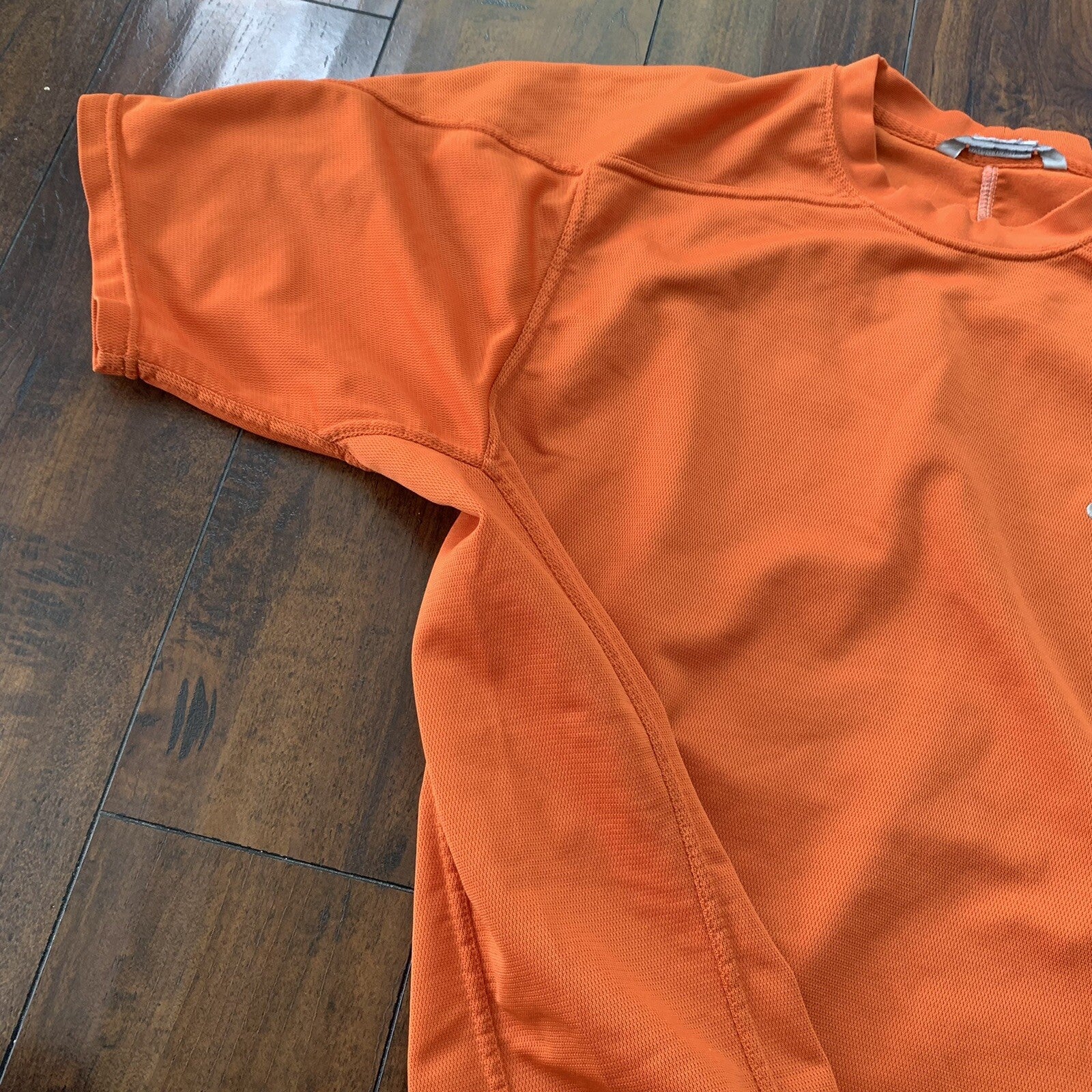 Vintage Nike Y2K Jersey T Shirt Soccer Football Sports Orange Running 2000s