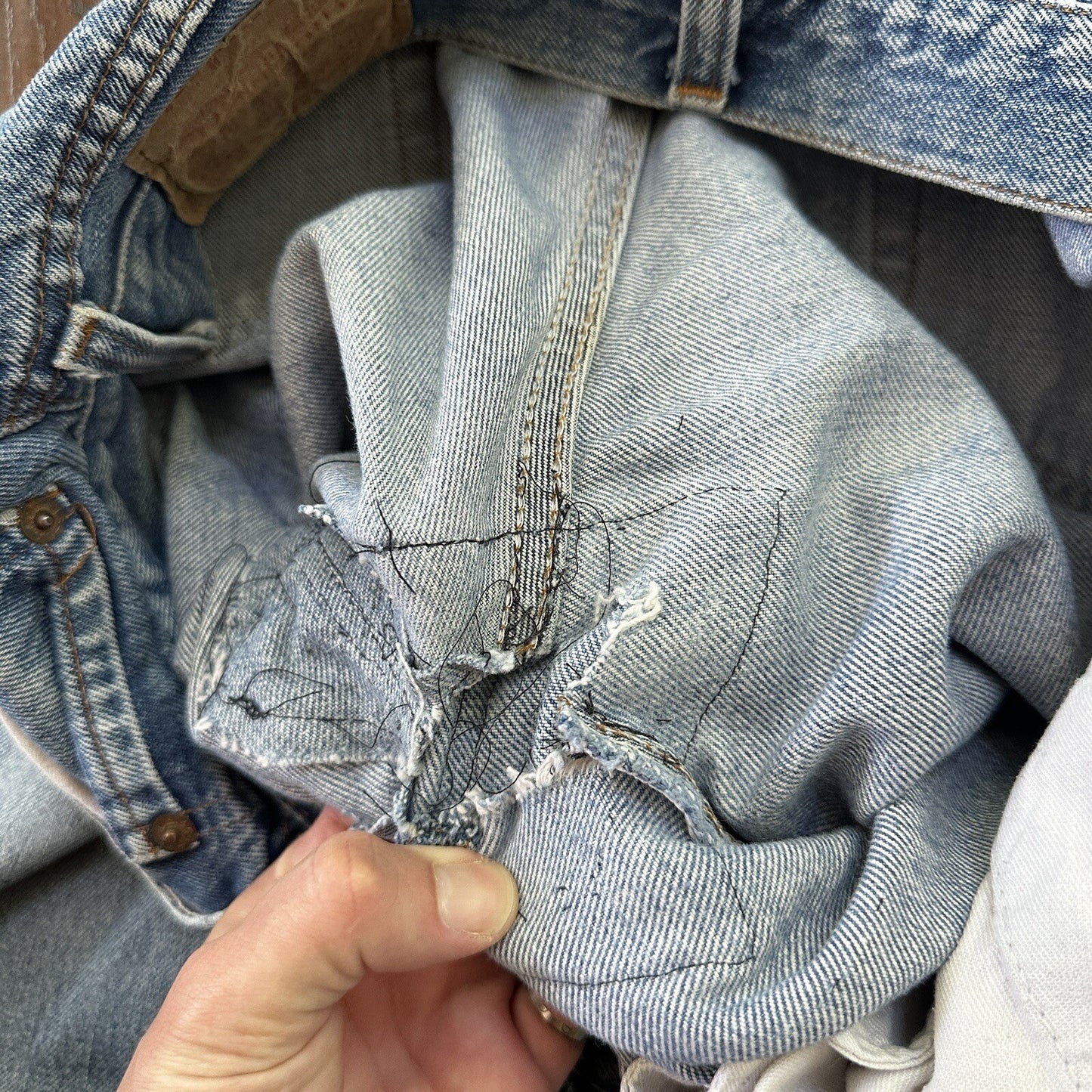 Levis Vintage 80s Redline Selvedge USA 501 XX Jeans 66 70s Light 32x36 Act 29x30