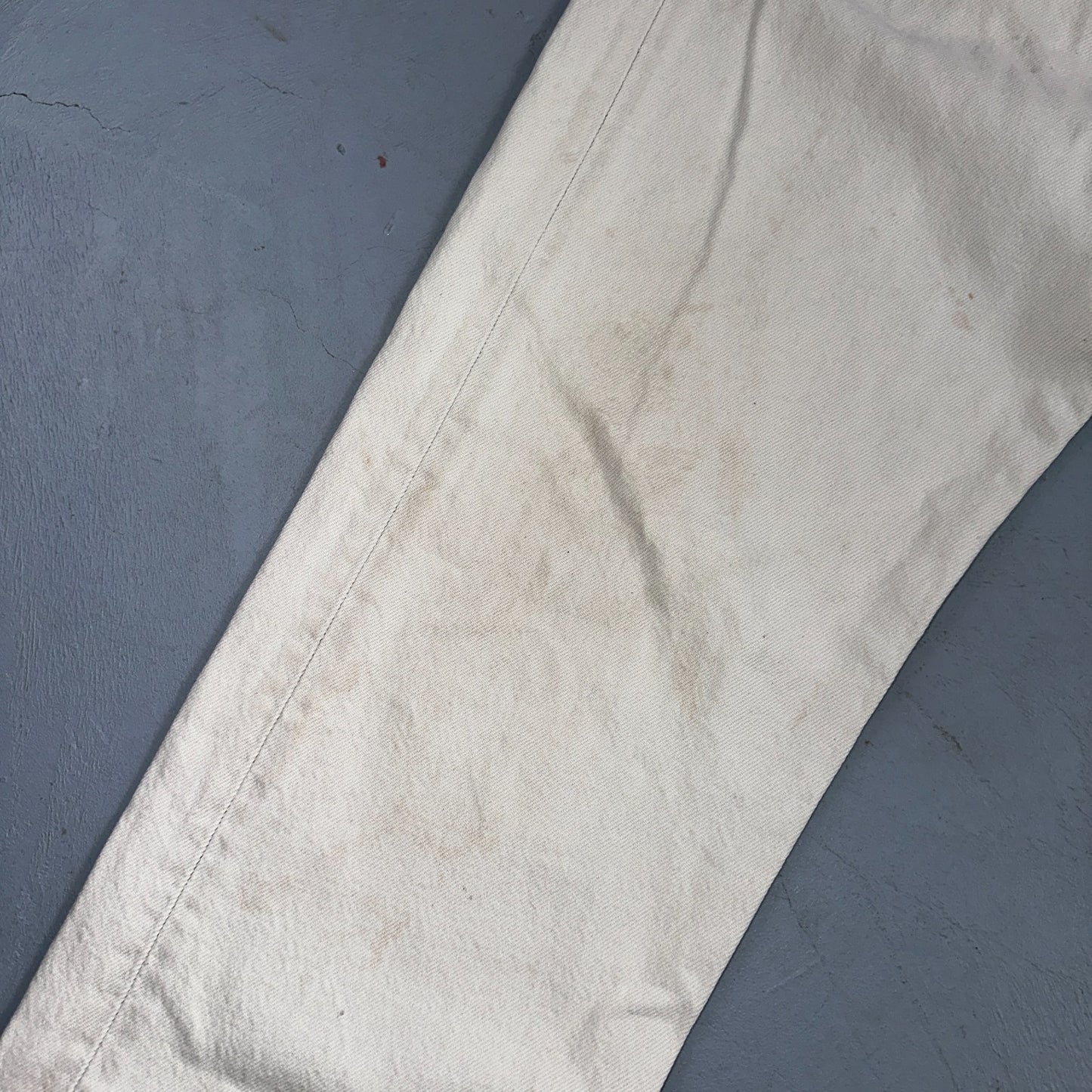 Levis 501 Vintage 90s USA XX Straight Leg Jeans White Light Wash 36x34 Act 34x34