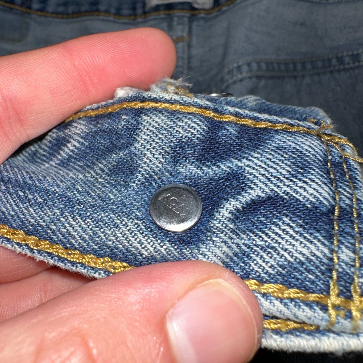 Levis 501 Vintage Y2K XX Straight Leg Jeans Blue Light Wash 36x34 Act 35x31