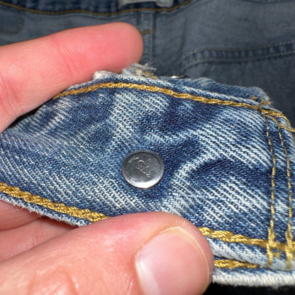 Levis 501 Vintage Y2K XX Straight Leg Jeans Blue Light Wash 36x34 Act 35x31