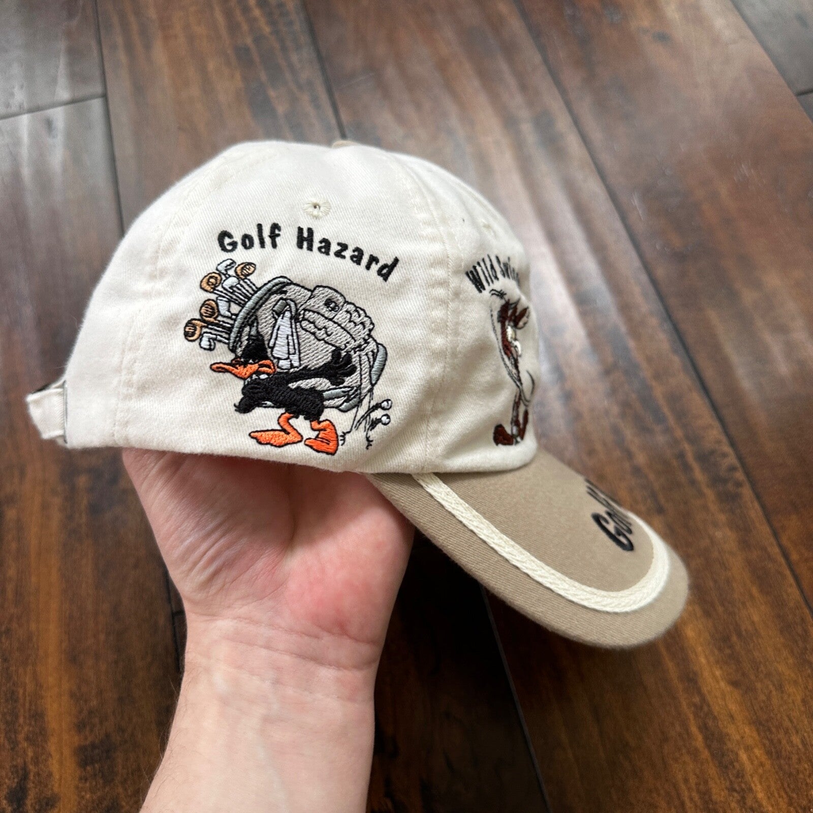 Golf Dad Hat VTG Warner Bros Class Dad Golfer AOP Hat Snapback Vintage 90s OSFA