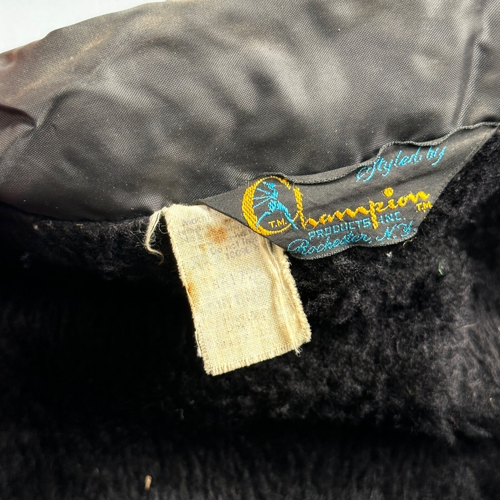 Champion Rare Vintage 70s Button Up Black Coach Windbreaker Lined Dallas Booster