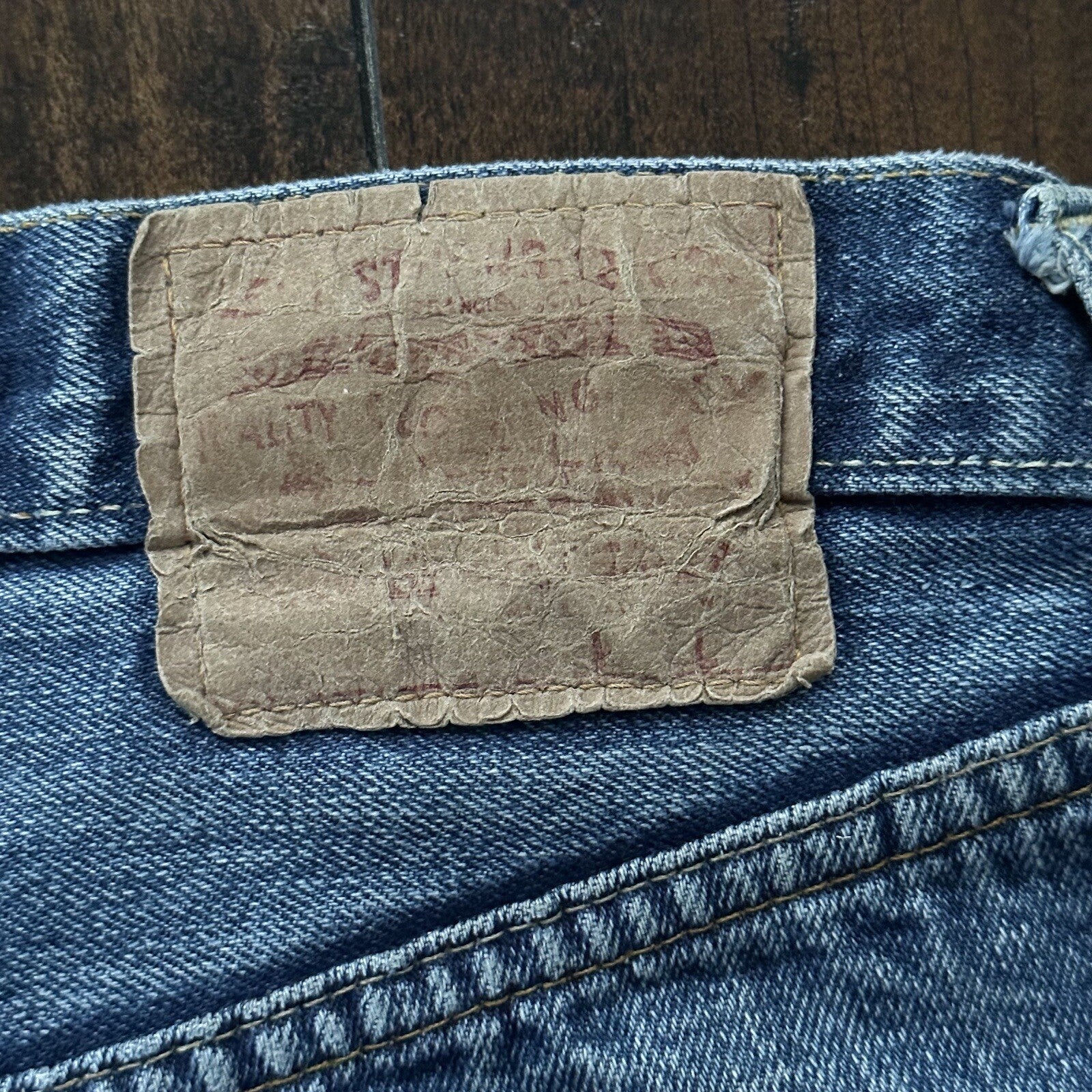 Levis 501 XX Big E True Vintage 60s Redline Selvedge Denim Jeans 1960s 32x28 31