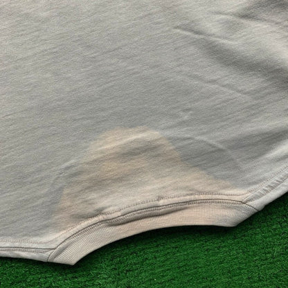 Vintage Nike T Shirt USA Rare 1984 Running LS 80s Zebra Wild Race Cheyenne Zoo