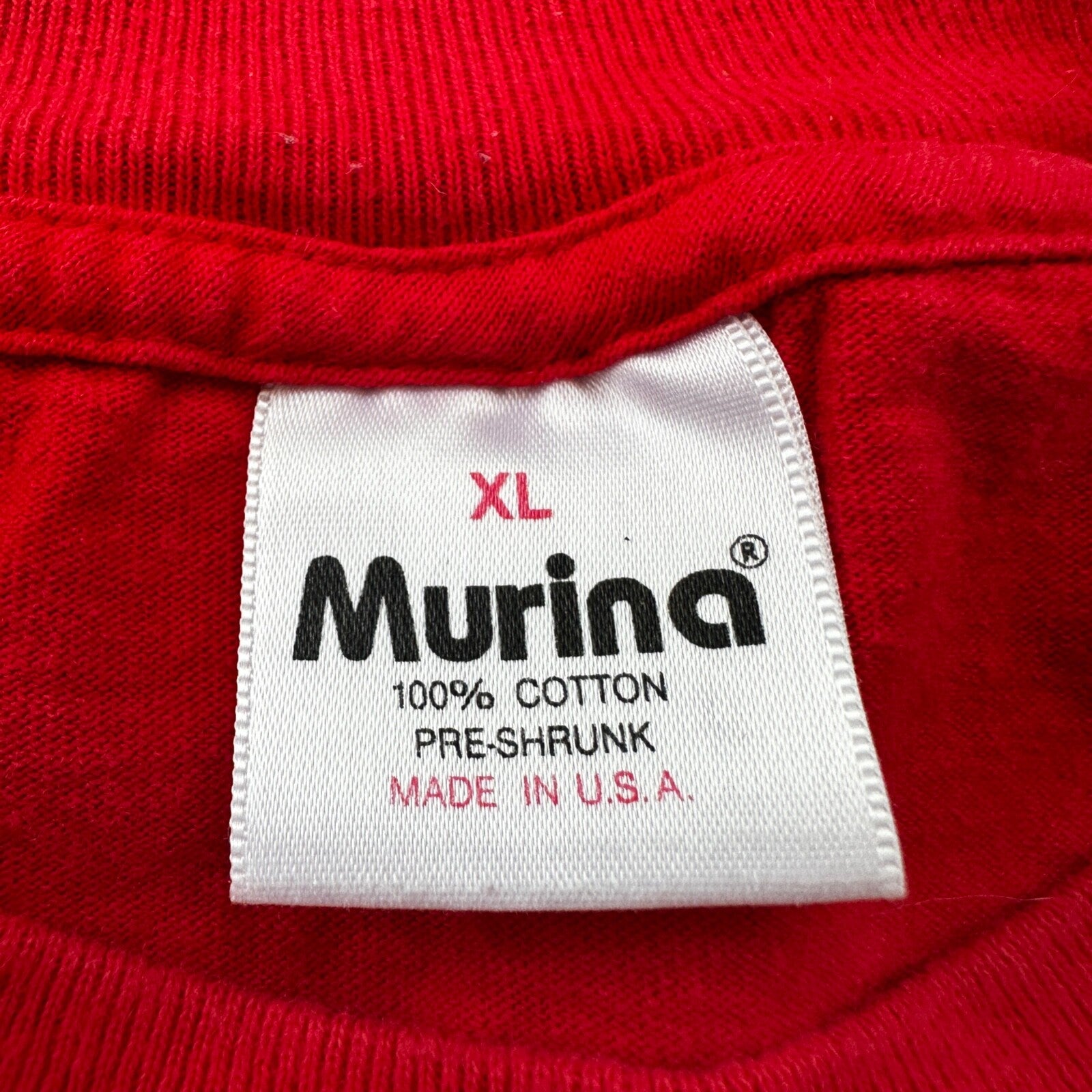 Santa Helper Mistletoe VTG T Shirt 90s Red Tester Single Stitch Funny Christmas