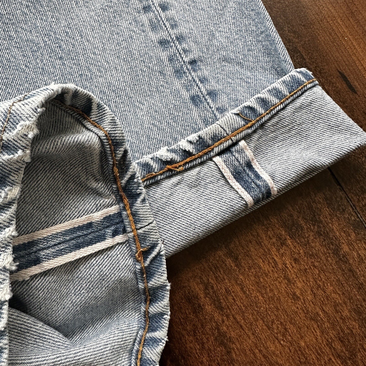 Levis Vintage 80s Redline Selvedge USA 501 XX Jeans 66 70s 36x32 Act 32x28