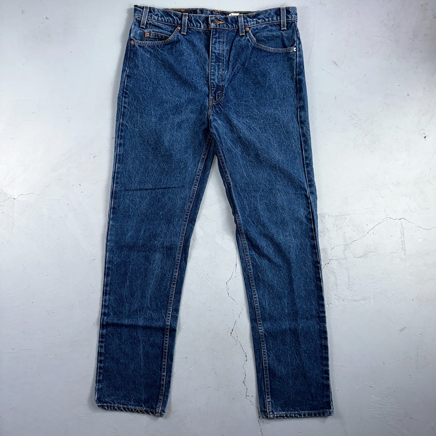 Levis 505 Vintage 90s USA Orange Tab Jeans 38x34 Blue Med Wash 501 Act 36x34