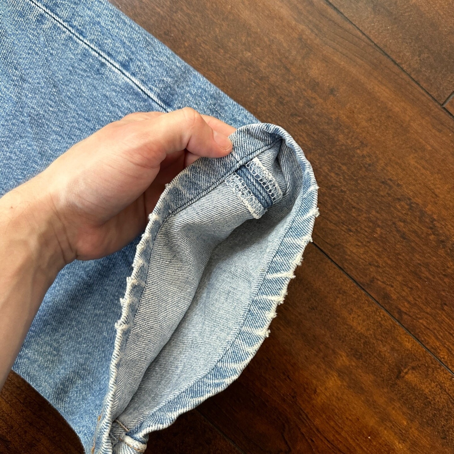 Levis 501 Vintage 90s Straight Leg XX Belgium Jeans 40x36 Light Wash Act 36x30