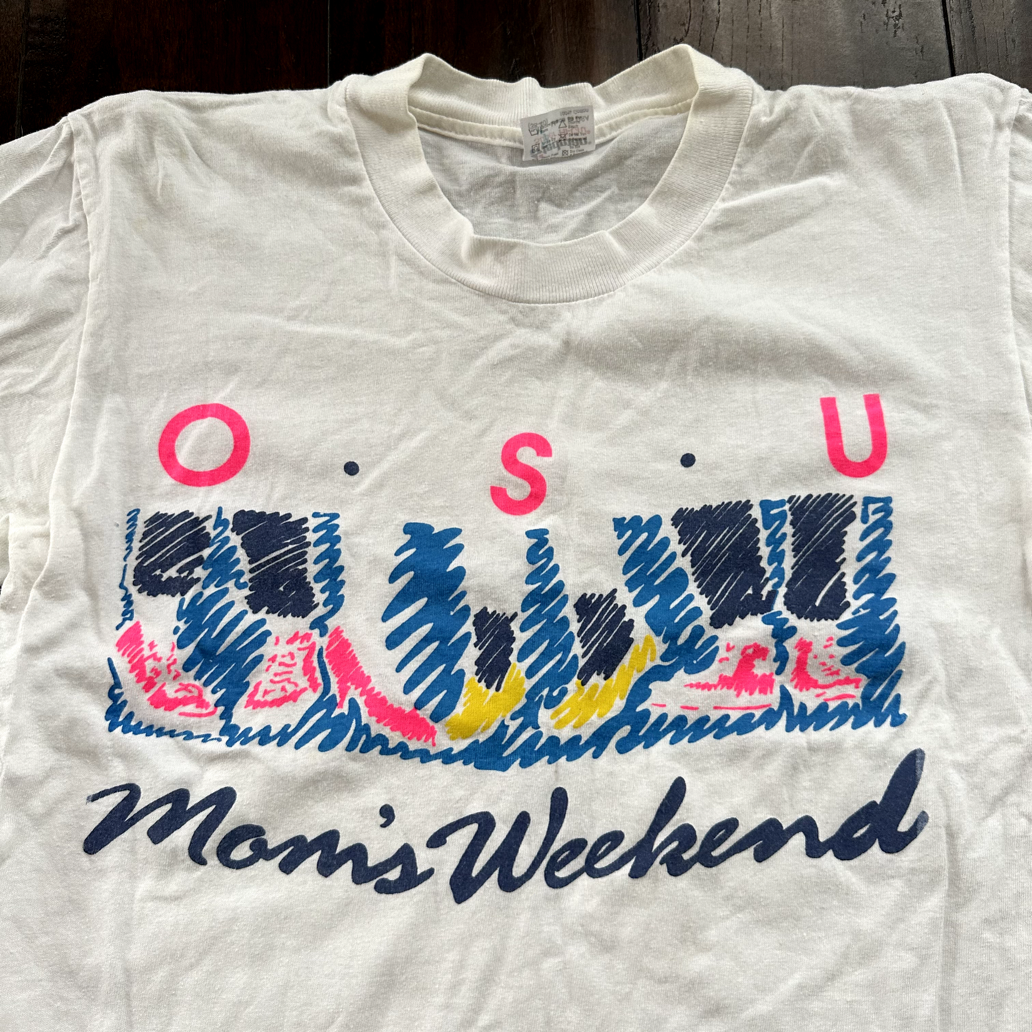 OSU Moms Weekend Vintage T Shirt Single Stitch Express Cool Sneakers Running