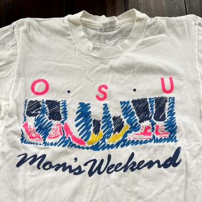 OSU Moms Weekend Vintage T Shirt Single Stitch Express Cool Sneakers Running