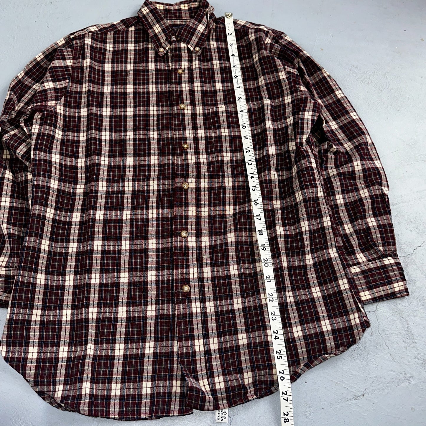 Vintage Pendleton Shirt Mens M Wool Plaid Flannel USA Button 1970s 70s Red