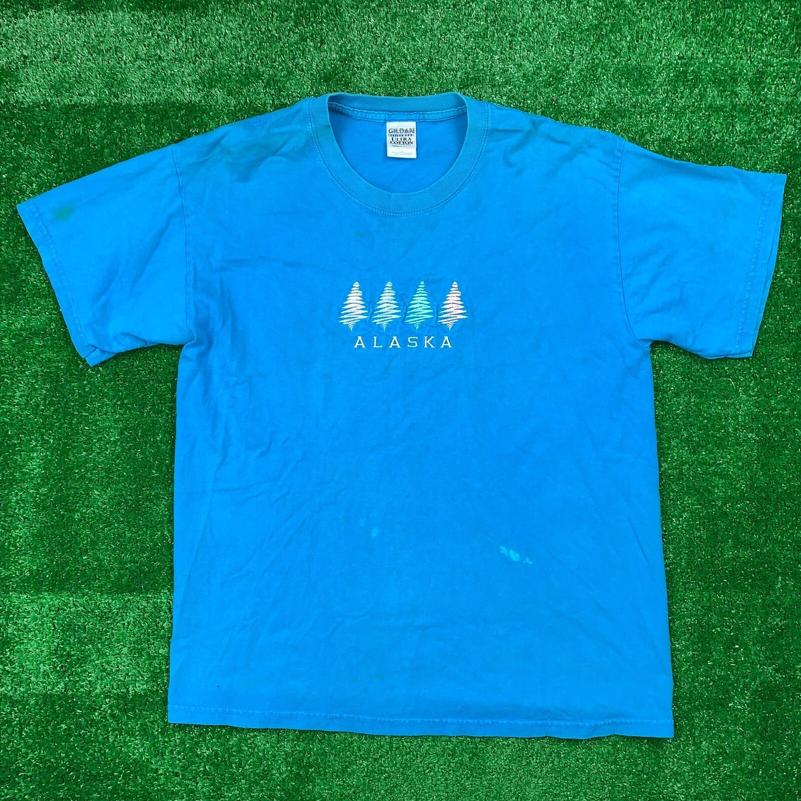 Alaska Travel Vintage T Shirt Gildan History Earth Love Planet USA Y2K 90s Rap