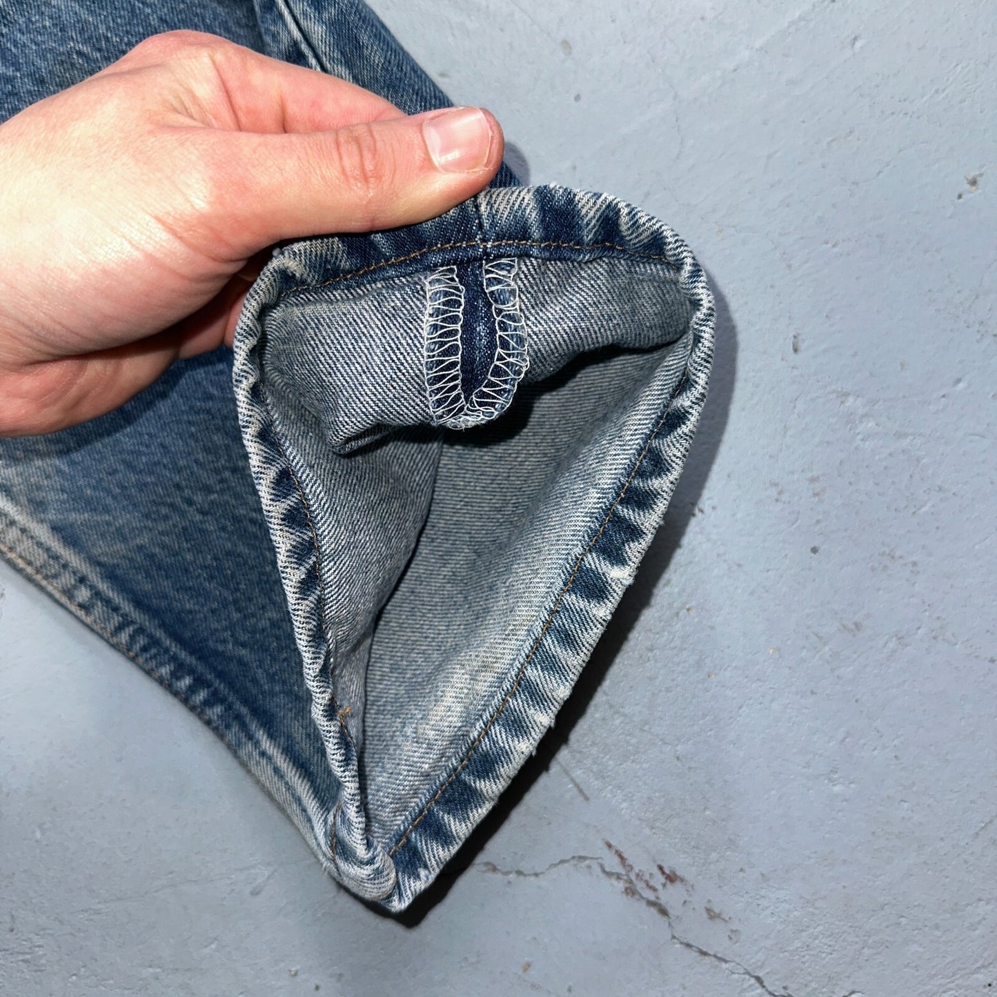 Levis 501 Vintage 90s XX Straight Leg Jeans Y2K Blue Med Wash 36x38 Act 34x33