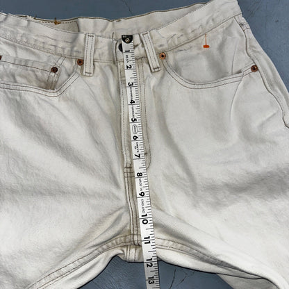 Levis 550 Vintage 90s USA Red Tab Jeans 32x34 White Wash 501 Act 30x32