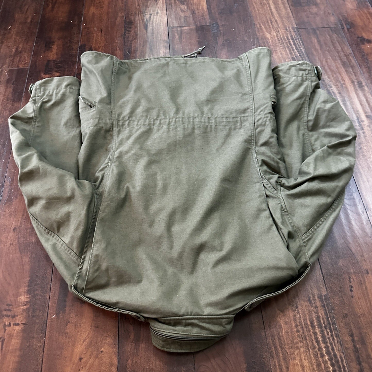 Vintage US Army 1980s Cold Weather Field Coat Jacket M-65 OG 107 Small 80s wwii