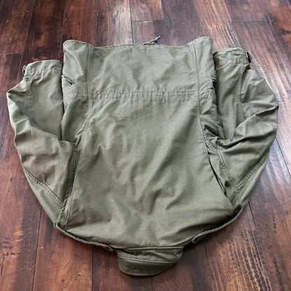 Vintage US Army 1980s Cold Weather Field Coat Jacket M-65 OG 107 Small 80s wwii