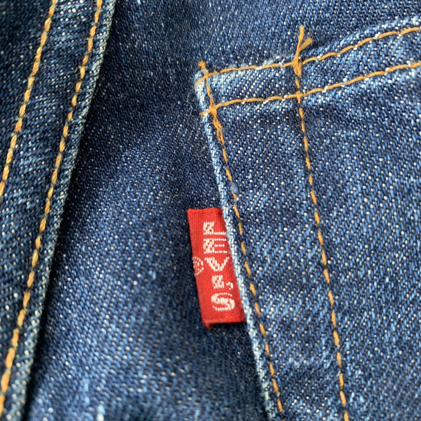 Levis 501 XX Big E Vintage 60s Redline Selvedge Denim Jeans DARK 29x34 Ac 27x30