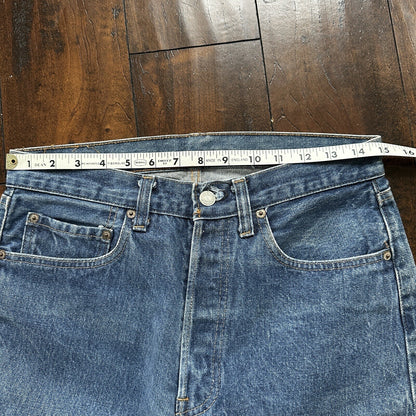 Levis Vintage 80s Redline Selvedge USA 501 XX Jeans 66 70s 32x34 Act 30x26