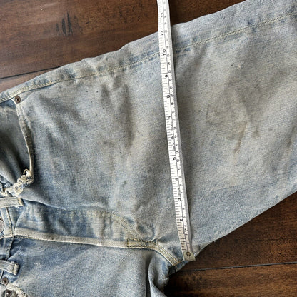 Levis 501 XX Big E True Vintage 50s Redline Hidden Rivets Jeans 1950s 60s 26x26