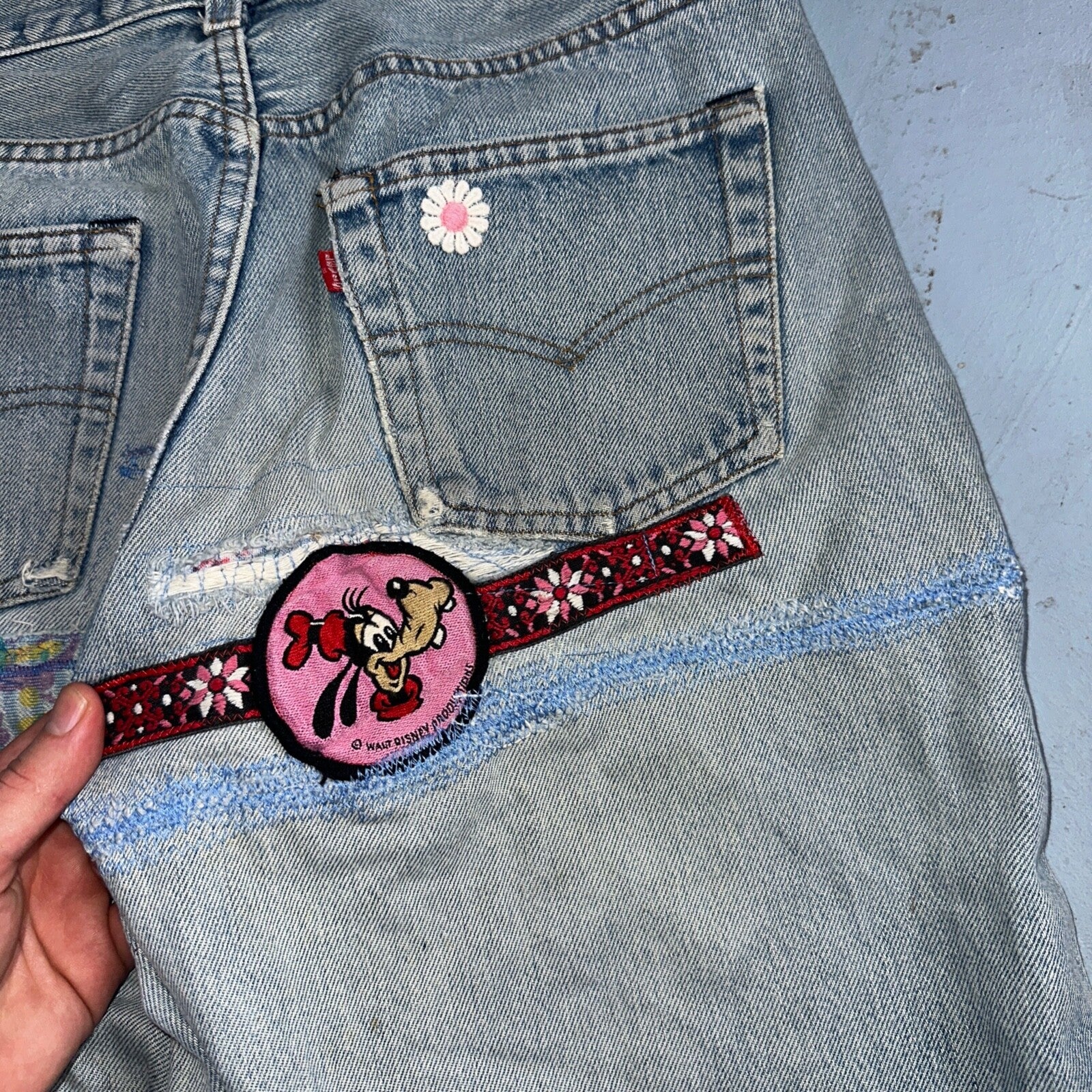 Levis 501 Vintage 80s Redline Selvedge USA XX Jeans Light Wash Skinny Act 29x32