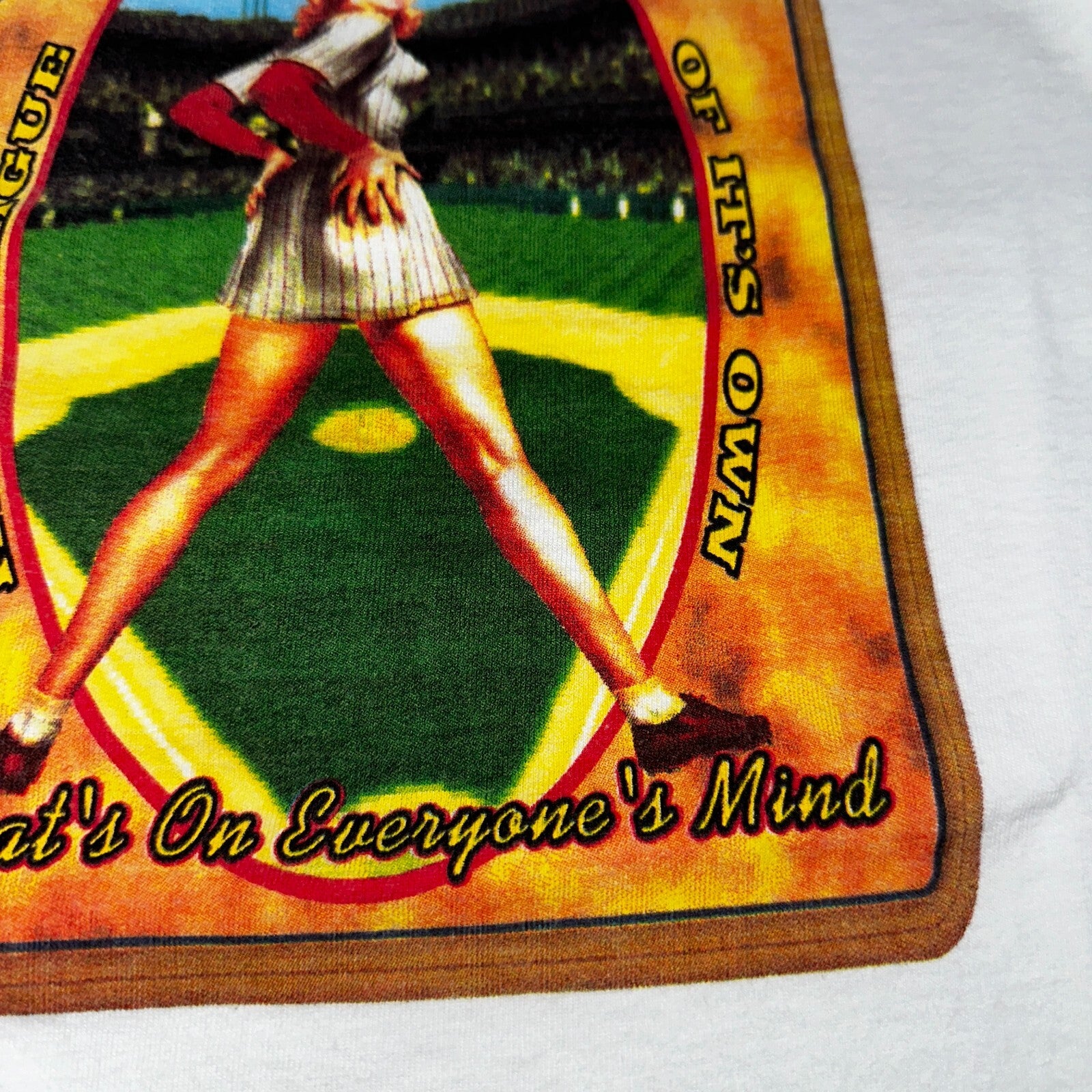 Pants Dropper Ale Y2K VTG T Shirt MLB Baseball Sports Art Hot Girl Rap Funny