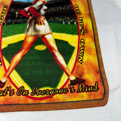 Pants Dropper Ale Y2K VTG T Shirt MLB Baseball Sports Art Hot Girl Rap Funny