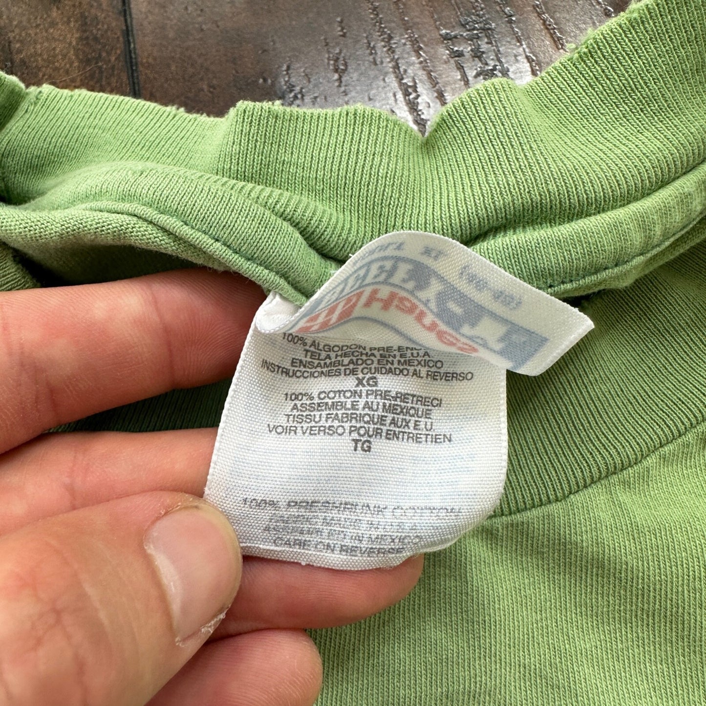 Dogs Love Green Vintage T Shirt Wine Country Oregon Animals Love Cute Hanes 90s