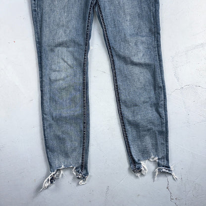 Silver Jeans Women Skinny Mid Rise Light Wash Denim Stretch Suki Pencil 32x29