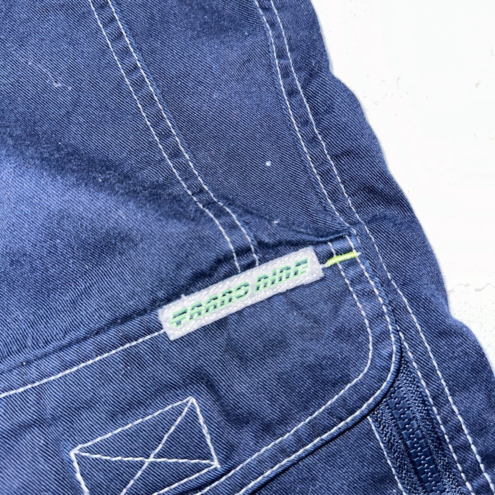 Vintage Trans Nine Rave Y2K Navy Blue Wide Leg Retro Pants Womens 30 x 30