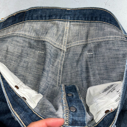 Levis 501 Vintage Y2K XX Straight Leg Jeans Blue Med Wash 38x32 Act 35x29