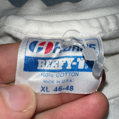 Kenra 80s VTG T Shirt Art Hair Style Salon Shampoo Promo Hanes Beefy Paint XL