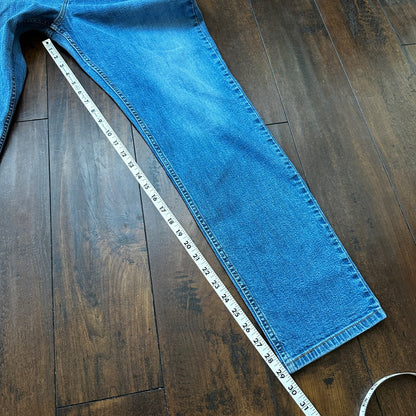 Vintage Levis 510 Jeans Womens 14 Blue Slim Fit Y2K Lower Rise Boyfriend 30x29