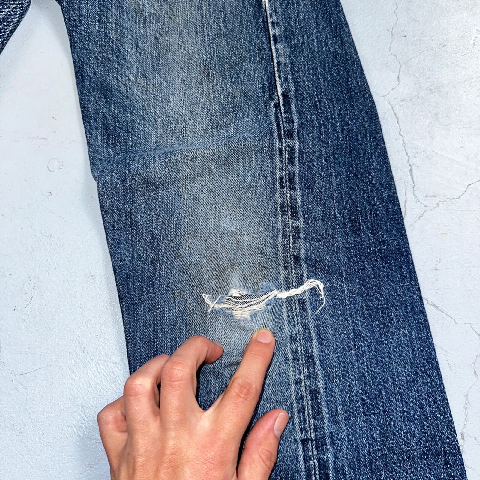 Levis 501 Big E Vintage 60s Redline Selvedge USA XX 1960s Jeans 66 Act 26x27