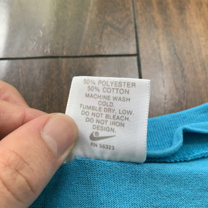 Nike Vintage T Shirt Mens M Palm Beach Waffle Sandals 80s Blue Tag Flordia Rap