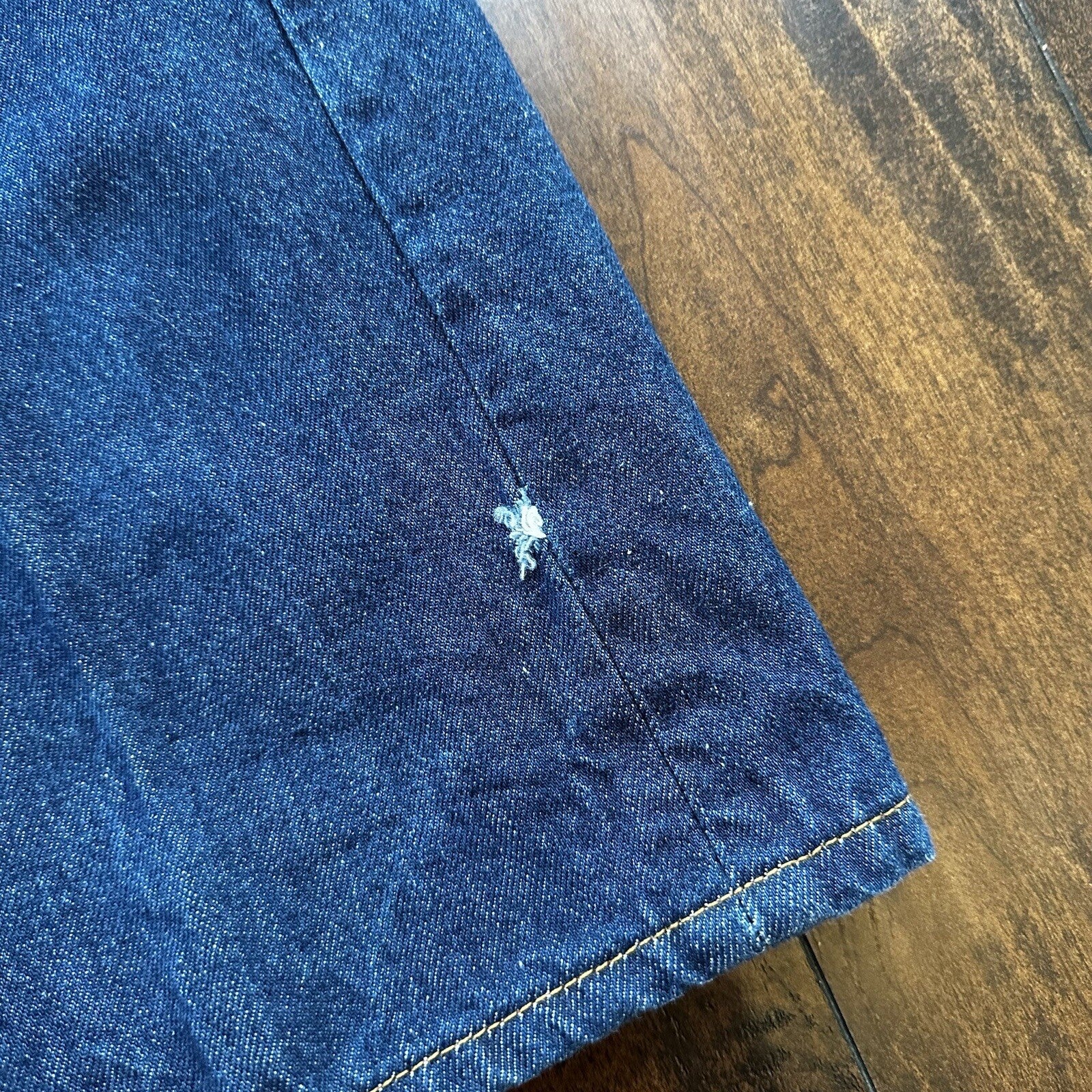 Vintage Y2K 90s Levis 501 XX Button Fly Dark Wash 35x34 Jeans Act 33x30