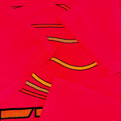 VTG 90s Ozzy Australia Single Stitch T-Shirt Men's Large Neon Pink Surf USA Rare