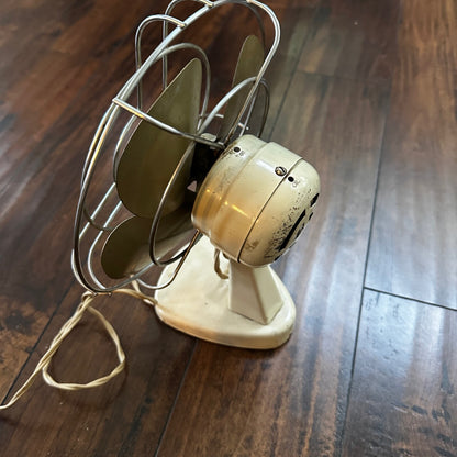 VINTAGE KNAPP MONARCH JACK FROST PORTABLE FAN DIA 1940'S USA Metal TESTED