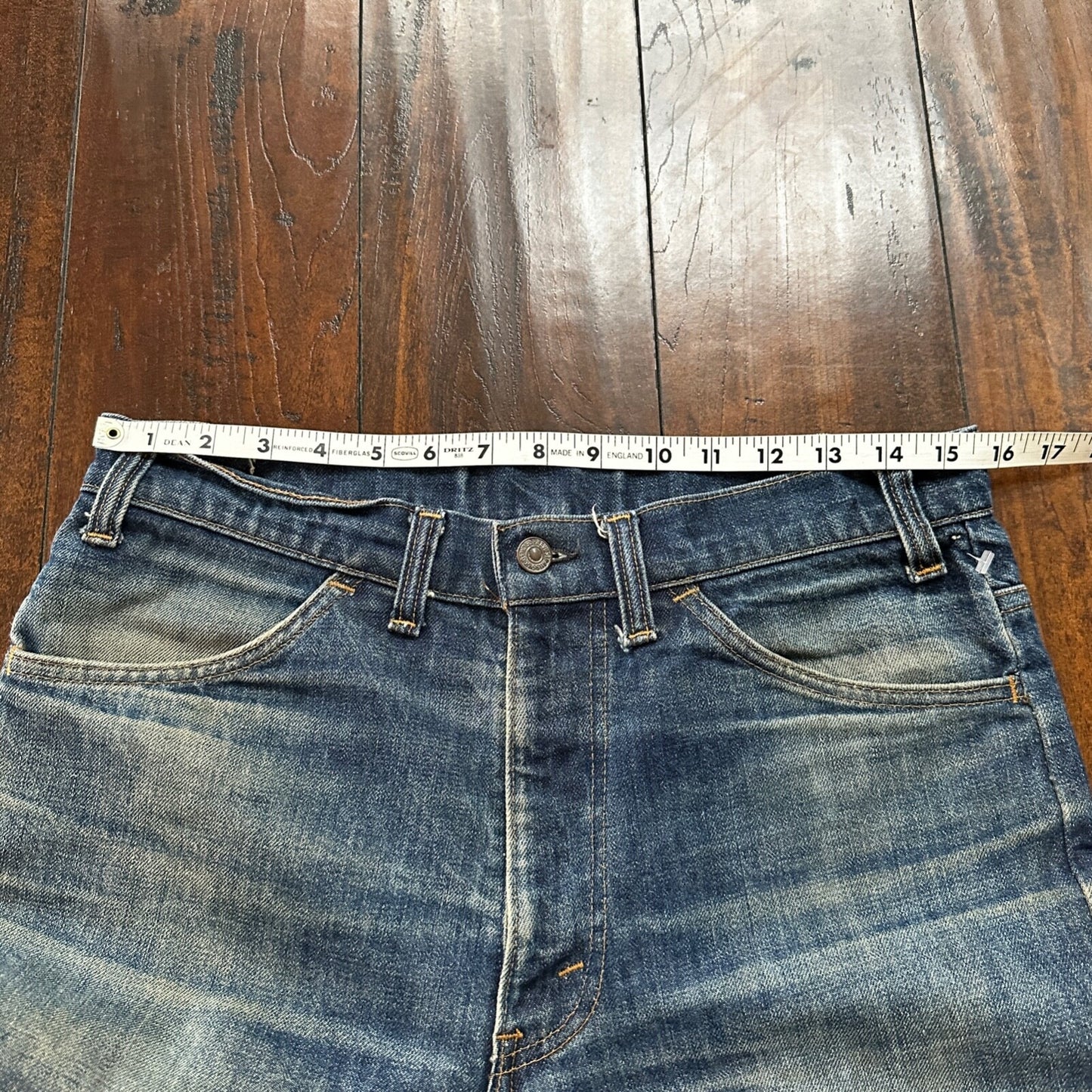 VTG 80s Levis Orange Tab 646 Bell Bottom Flares 33x31 Act 31x30 1980s 501