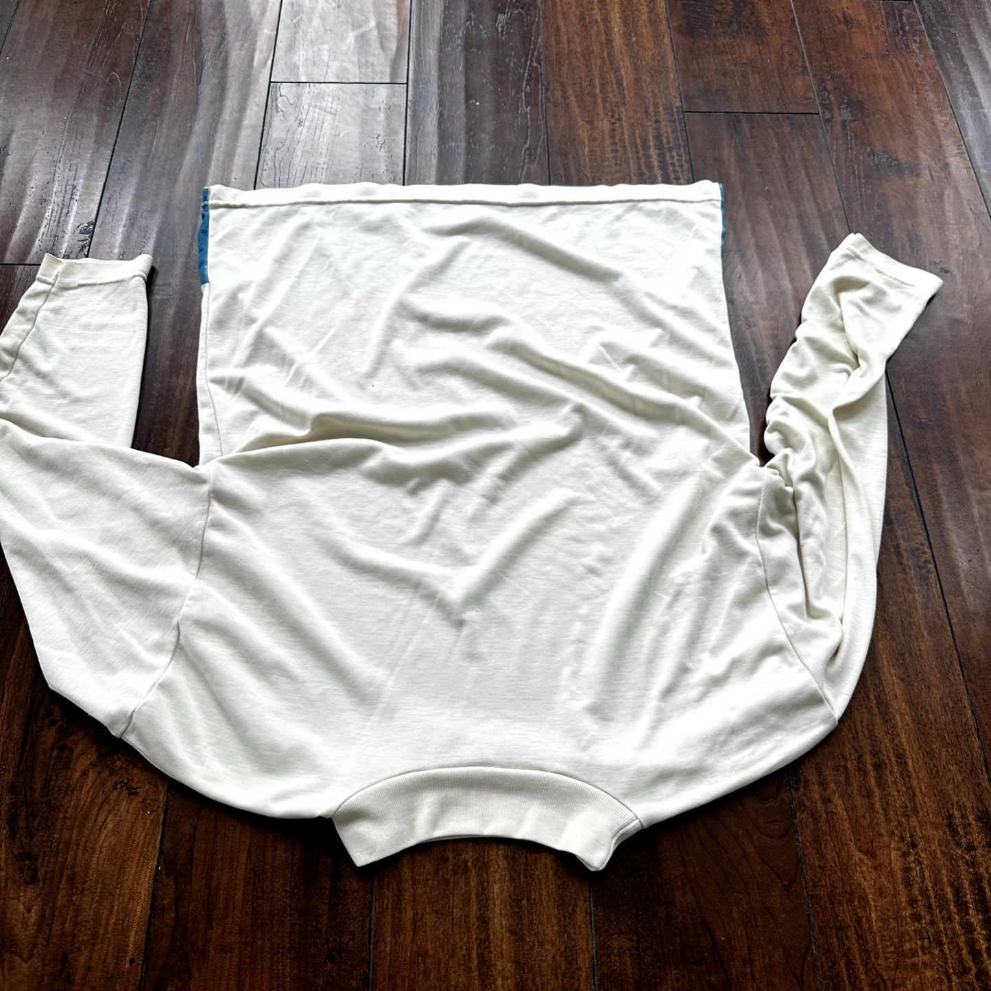 Paris France Victorian Vintage T Shirt Long Sleeve Pattern Blue Cool Rap Music