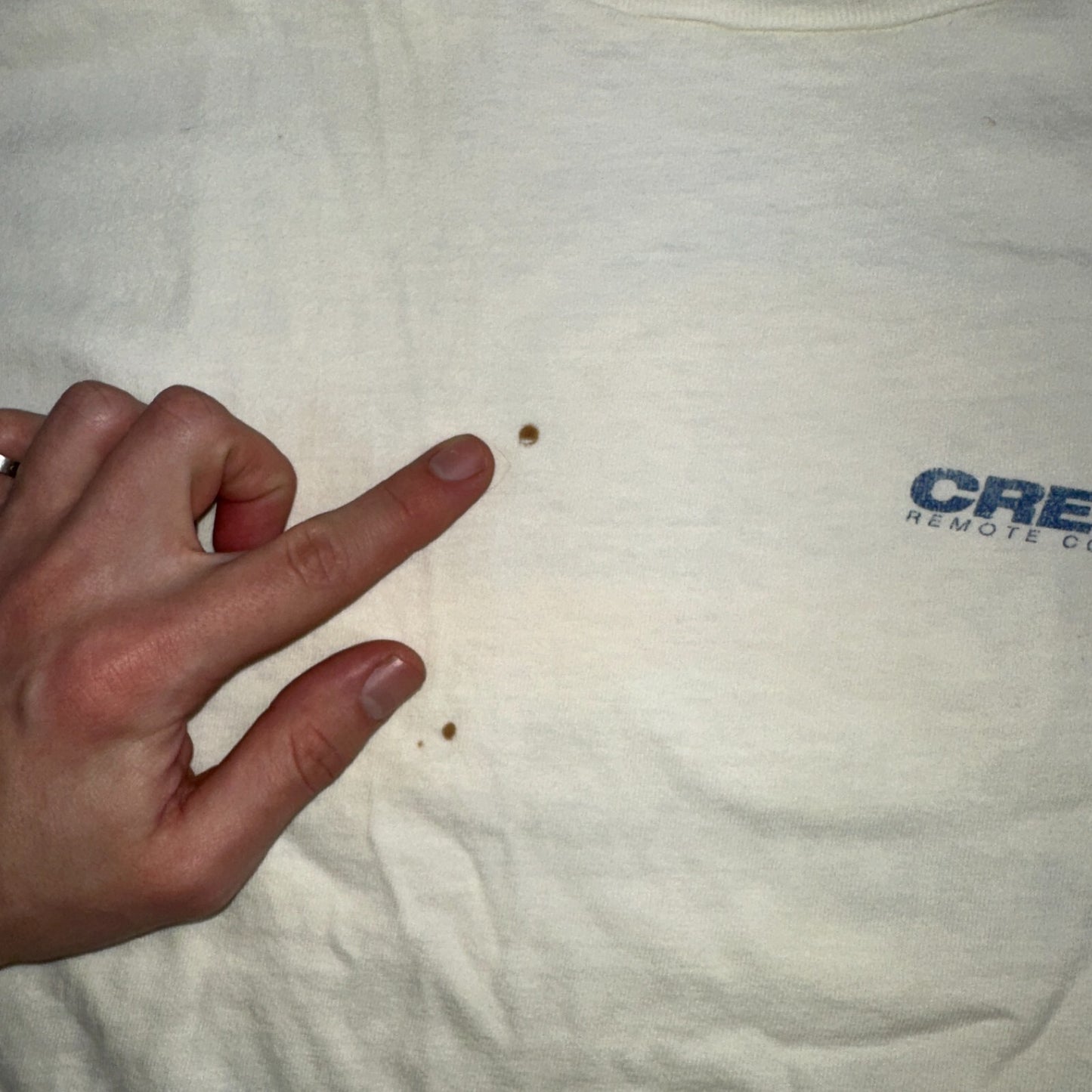 Crestron Color VTG T Shirt Remote Controller Hanes Graphic Music Audio TV Promo