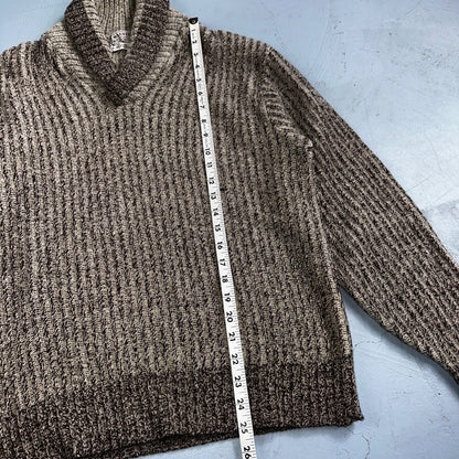 1950s Vintage Wool Pullover Sweater Shawl Novelty Walsted 44 Rockabilly 50s 60s