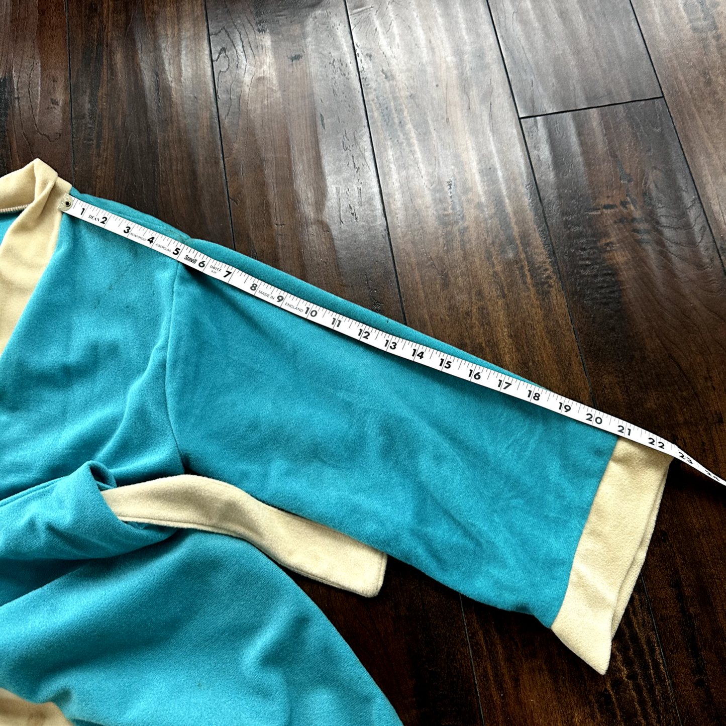 Vintage Blue 1980s Robe USA Small One Size Unisex 80s 70s Cool Basic Pajama