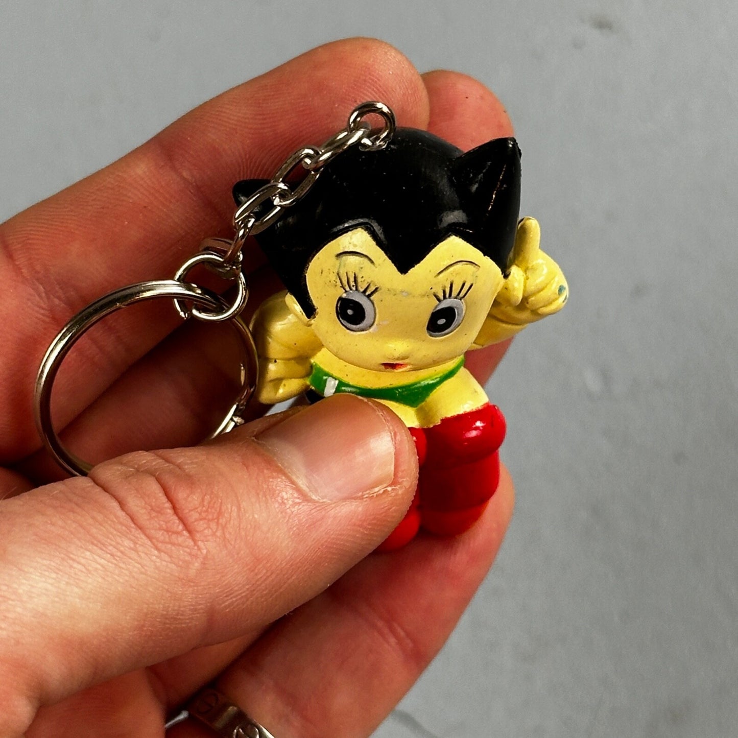 Astro Boy Figure Key Chain Retro Rare Japan Anime Game Vintage 90s Number 1