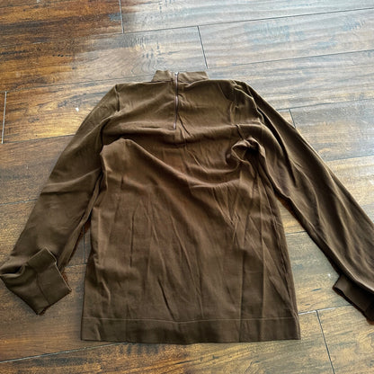 Vintage USA Rockabilly Womens Dress Jacket Skirt 60s 70s Top Bottom Brown