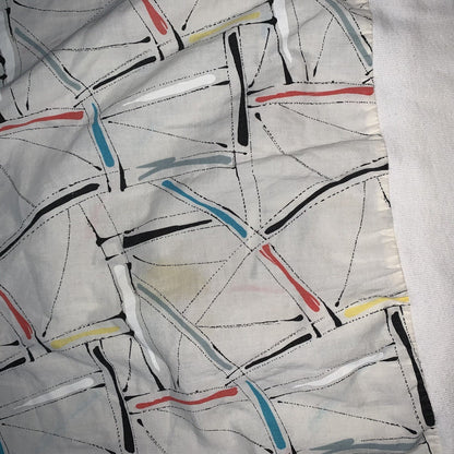 Jinny Jin Disco Vintage 70's Floral Shirt Sz L Retro Womens Top Blouse 80s Top