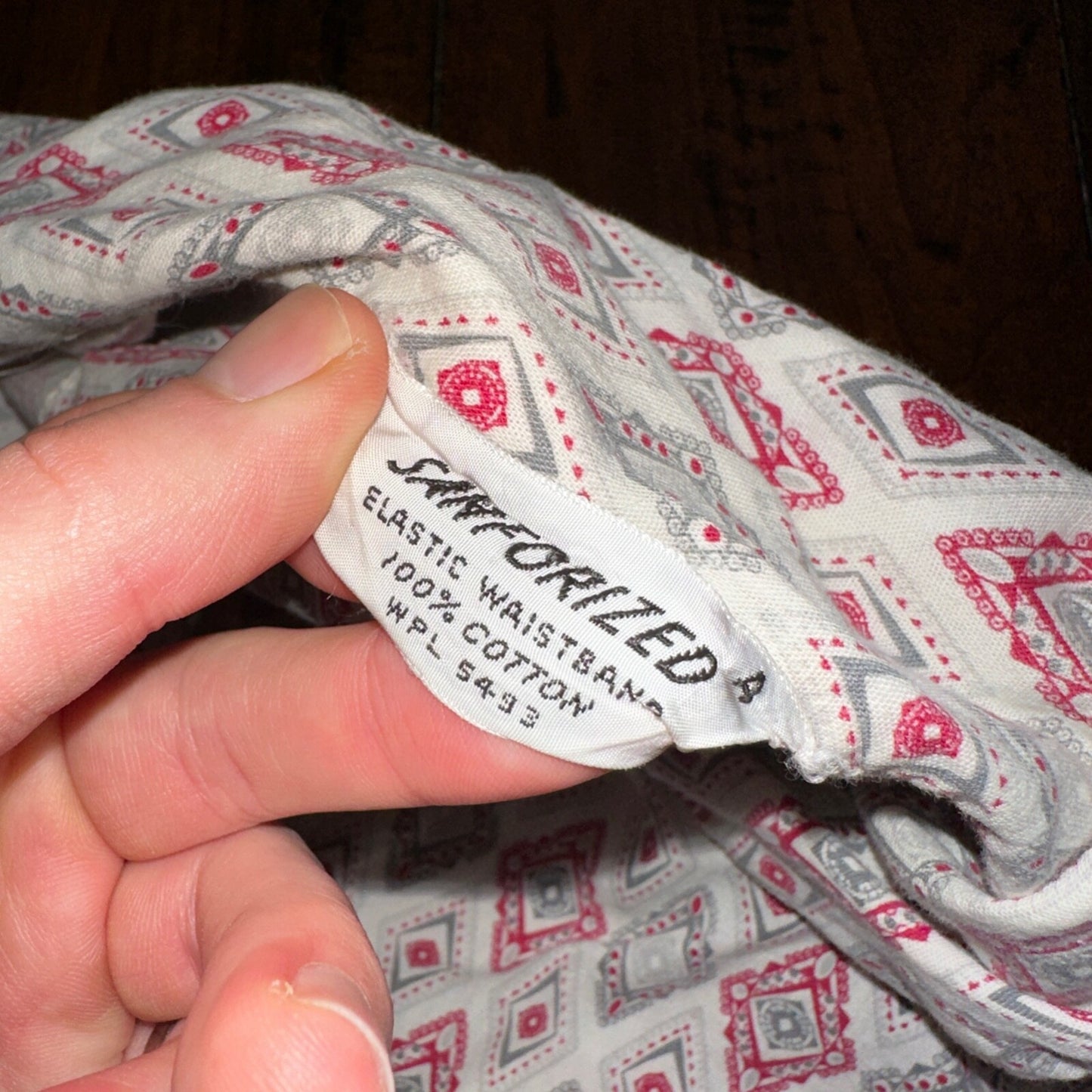 Vintage 50s 60s Tommies Sanforized Sleepwear Pajamas Pair Pants Top Cotton Plaid