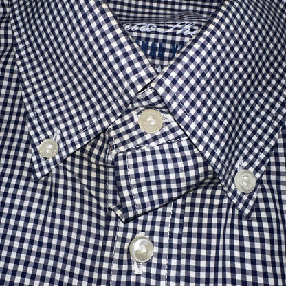 Paul & Shark Yachting Mens 44 Long Sleeve Button Down Shirt Checkered Hamptons